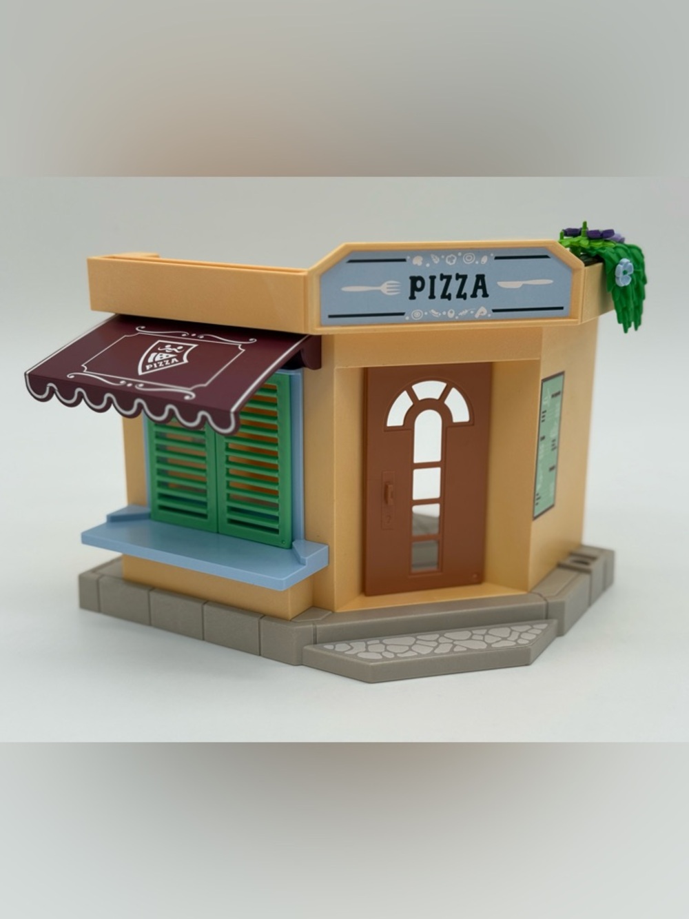 GUC Playmobil Pizzeria / Pizza Restaurant City Life 70336 INCOMPLETE 2011